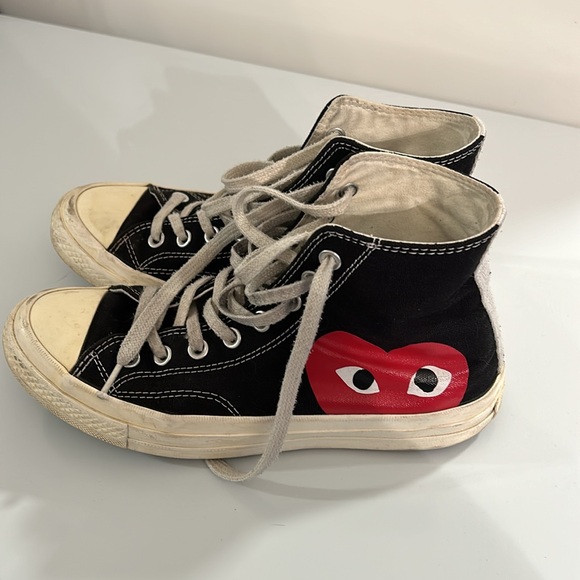 Comme des garçons Converse Chuck Taylor Black CDG - Picture 4 of 10